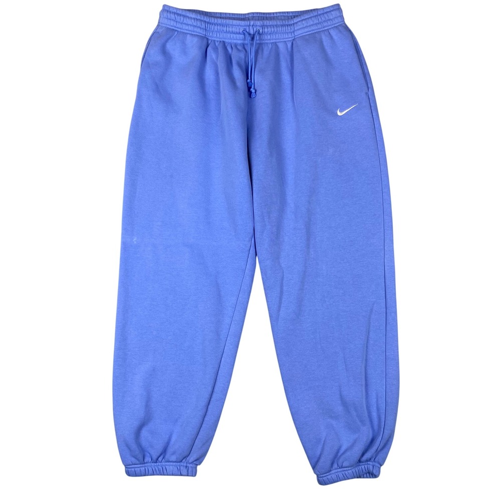 Nike Blue Sportswear Phoenix Fleece High-Waisted Oversized Sweatpants Womens XL